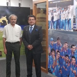 Meeting with Mr Ajit Singh, Head of Anti Corrutpion Unit, Board of Control for Cricket, India